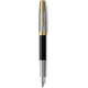 Перова ручка Parker SONNET Metal & Black Lacquer GT FP F 68 111 картинка, зображення, фото