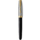 Ручка перьевая Parker SONNET Metal & Black Lacquer GT FP F 68 111 фото