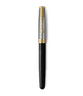 Ручка перьевая Parker SONNET Metal & Black Lacquer GT FP F 68 111 фото, картинка, изображение