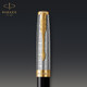 Ручка перьевая Parker SONNET Metal & Black Lacquer GT FP F 68 111 фото