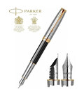 Ручка перьевая Parker SONNET Metal & Black Lacquer GT FP F 68 111 фото, картинка, изображение