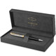 Ручка кулькова Parker SONNET Metal & Black Lacquer GT BP 68 132 картинка, зображення, фото