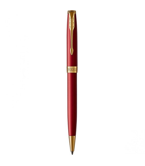 Шариковая ручка Parker SONNET Red Lacquer GT BP 86 232 фото, картинка, изображение