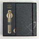 Набор Parker SONNET Stainless Steel GT FP F (перьевая ручка + блокнот Parker) фото