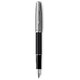 Ручка перова Parker SONNET Essentials Metal & Black Lacquer CT FP F 83 511 картинка, зображення, фото