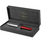 Ручка перьевая Parker SONNET Essentials Metal & Red Lacquer CT FP F 83 611 фото