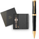 Набір Parker INGENUITY Black Lacquer GT BP (кулькова ручка + блокнот Parker) картинка, зображення, фото