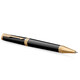 Набор Parker INGENUITY Black Lacquer GT BP (шариковая ручка + блокнот Parker) фото