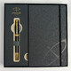 Набір Parker INGENUITY Black Lacquer GT BP (кулькова ручка + блокнот Parker) картинка, зображення, фото