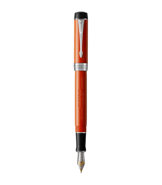Ручка перьевая Parker DUOFOLD Classic Big Red PT FP18-C F 92 301 фото, картинка, изображение