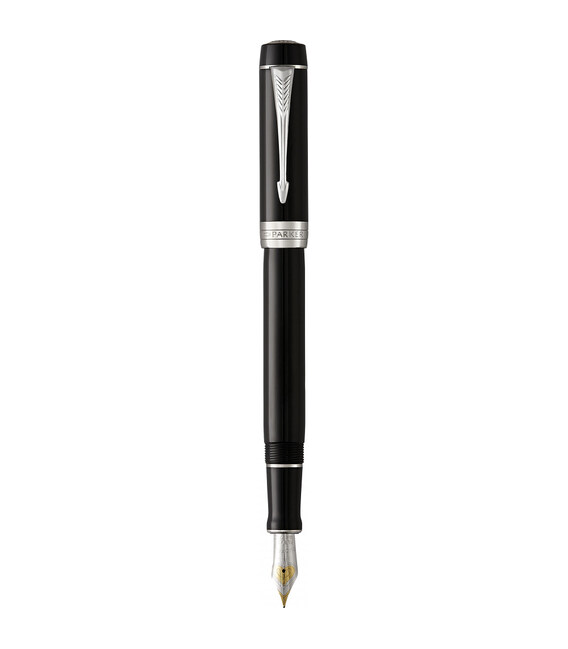Ручка перьевая Parker DUOFOLD Classic Black СT FP F 92 101 фото, картинка, изображение