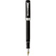 Ручка перова Parker DUOFOLD Classic Black СT FP F 92 101 картинка, зображення, фото
