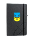 Набір Parker IM UKRAINE Black GT RB Тризуб синьо-жовтий (ручка-ролер + блокнот Parker) картинка, зображення, фото