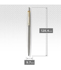 Ручка шариковая Parker JOTTER ZODIAC Stainless Steel GT BP Змея 16032_Z404b фото, картинка, изображение