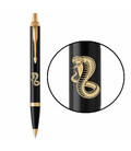 Ручка шариковая Parker IM ZODIAC Black GT BP Деревянная Змея 22032_Z402y фото, картинка, изображение