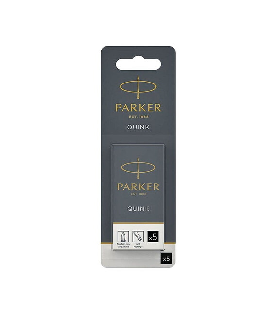 Картриджі Parker Quink /5шт. чорн. блістер 11 416BK картинка, зображення, фото