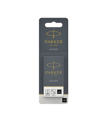 Картриджі Parker Quink /5шт. чорн. блістер 11 416BK картинка, зображення, фото