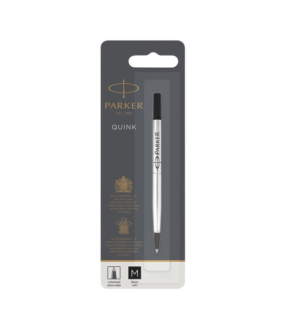 Стрижень Parker ролер. чорн. M блістер 10 122BK1 картинка, зображення, фото