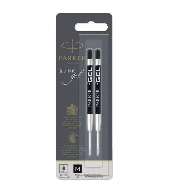 Стержни Parker GEL гелев. черн. М блистер 2шт 10 332BK2 фото, картинка, изображение