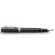 Ручка перьевая Parker DUOFOLD 135th Anniversary Precious Black CT FP18-С F 98 701 фото