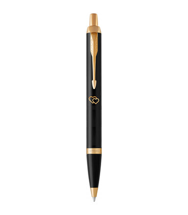 Ручка кулькова Parker IM Black GT BP Сердечка 22032_L021y картинка, зображення, фото