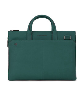 Сумка для ноутбука Piquadro Black Square (B3) Cinnabar Green CA4021B3_VE3 фото, картинка, изображение