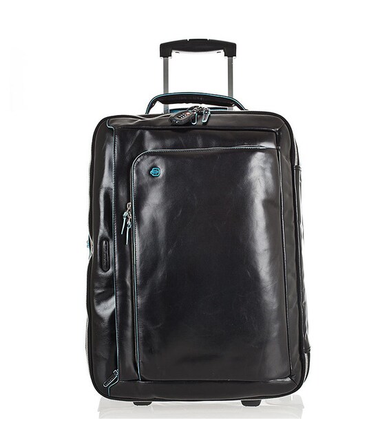 Валіза на 2 колесах Piquadro Blue Square (B2) Black BV2960B2_N - картинка, зображення, фото валізи