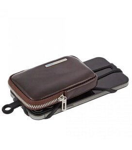 Держатель для смартфона с сумочкой Piquadro Blue Square (B2) Cognac AC5622B2R_MO фото