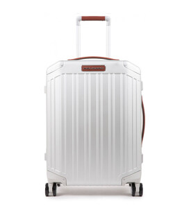 Чемодан Piquadro ALU/Grey-Tobacco средний M BV4427ALU_GRCU фото, картинка, изображение