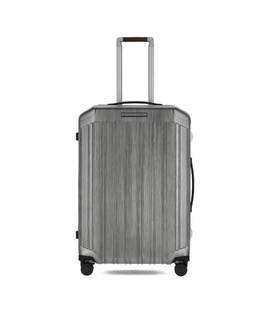 Чемодан Piquadro PQ Light (PQL) средний M Black-Tobacco BV4427PQLM_NCU фото, картинка, изображение