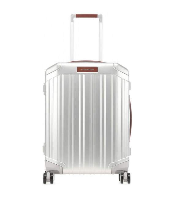 Валіза Piquadro ALU/Grey-Tobacco S Маленька BV4425ALU_GRCU - картинка, зображення, фото валізи