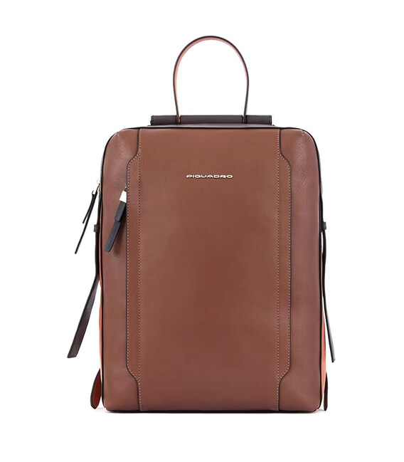 Рюкзак для ноутбука Piquadro Circle (W92) Brown-Orange CA4576W92_MAR фото, картинка, изображение