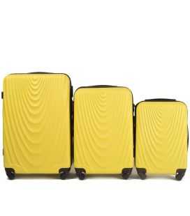 Набір Валіз Wings 304 3 в 1 жовтий картинка, зображення, фото