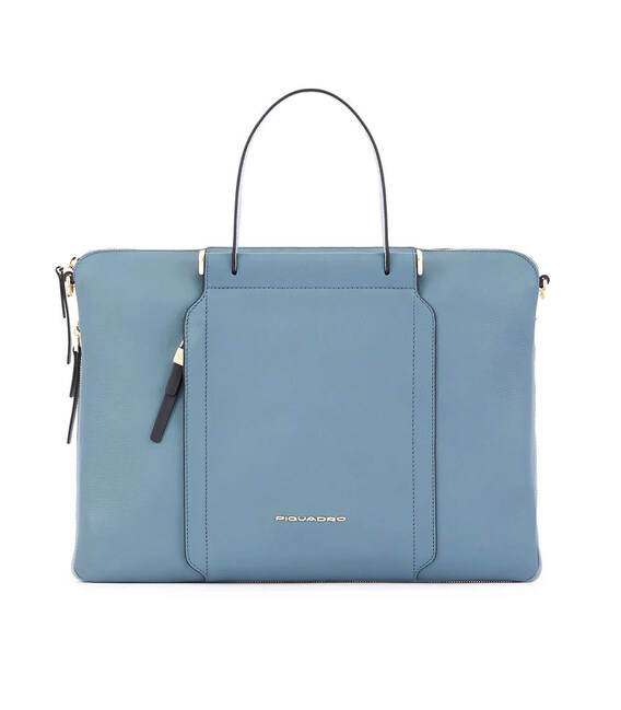 Сумка для ноутбука Piquadro Circle (W92) RAF Blue-Grey CA4021W92_AVGR фото, картинка, изображение