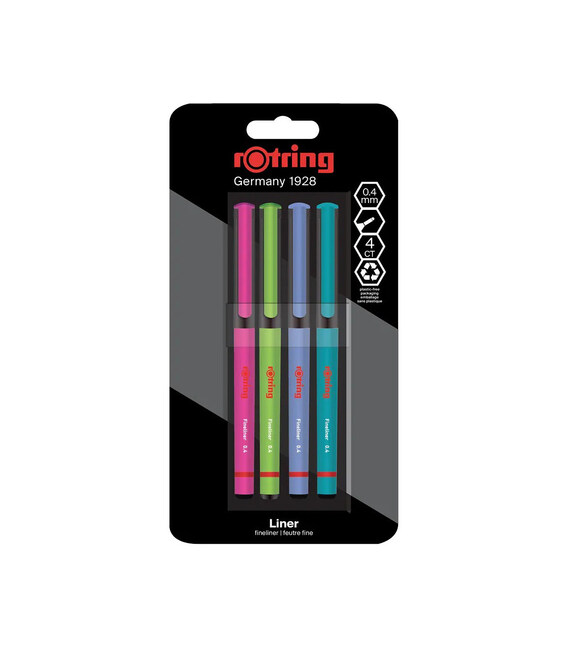 Набор ручек-лайнеров Rotring LINER 4шт 0,4 2166331 фото, картинка, изображение