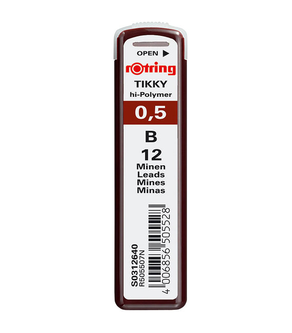 Грифели Rotring 0,5мм B (12) S0312640 фото, картинка, изображение