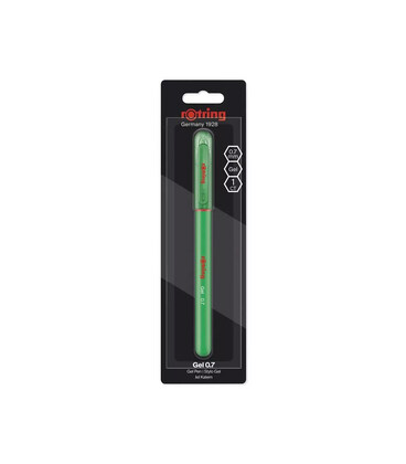 Ручка гелевая Rotring Green GEL 0,7 блистер R2115362G картинка, изображение, фото