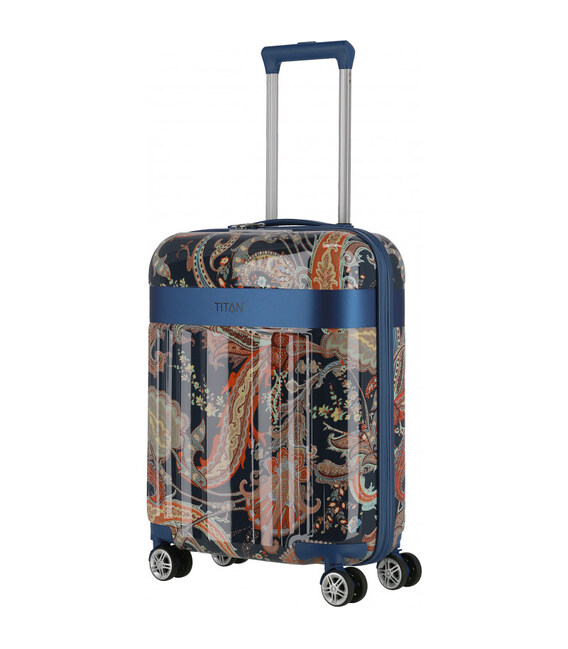 Валіза Titan Spotlight Flash Paisley Blue S Маленький Ti831406-20 - картинка, зображення, фото валізи