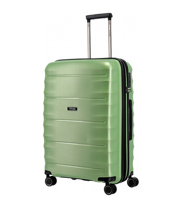 Чемодан Titan HIGHLIGHT/Green Metallic средний M Ti842405-81 фото, картинка, изображение