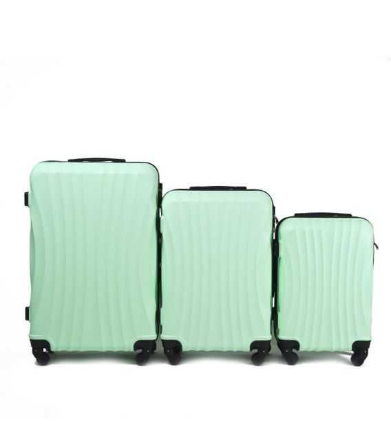 Набір Валіз Wings 159 3 в 1 м'ятний картинка, зображення, фото