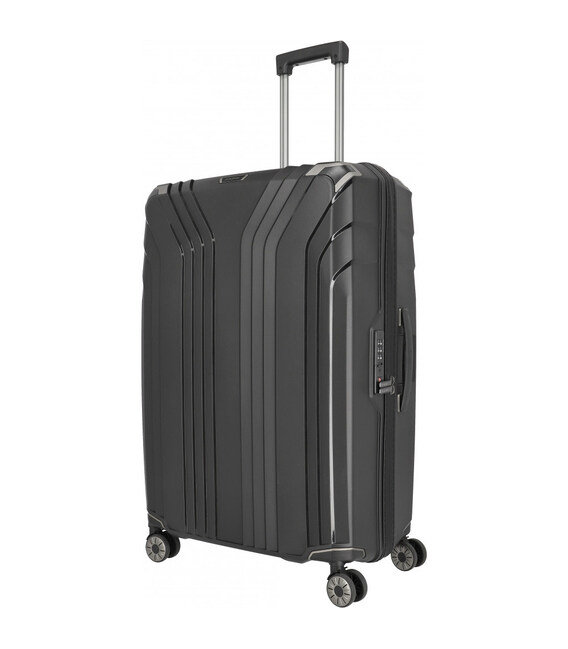Валіза Travelite Elvaa Black Велика TL076349-01 - картинка, зображення, фото валізи