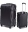 Набор Чемоданов Wings 159 3 в 1 черный фото, картинка, изображение