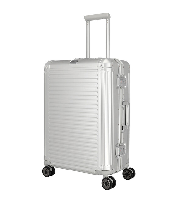 Валіза Travelite Next 2.0 Silver Середня TL079848-56 - картинка, зображення, фото валізи