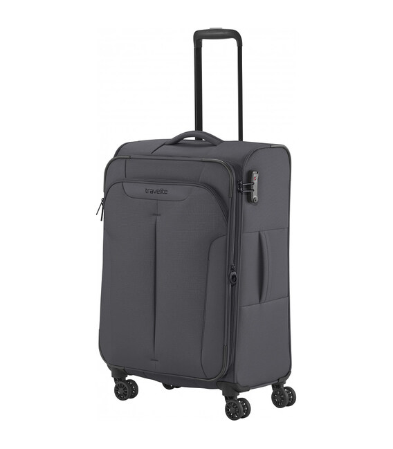 Валіза Travelite Croatia Anthracite Середня TL080348-04 - картинка, зображення, фото валізи