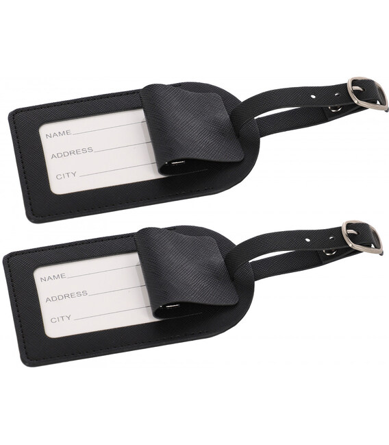Бирка для багажа 2шт Travelite Accessories Black TL000045-01 фото, картинка, изображение