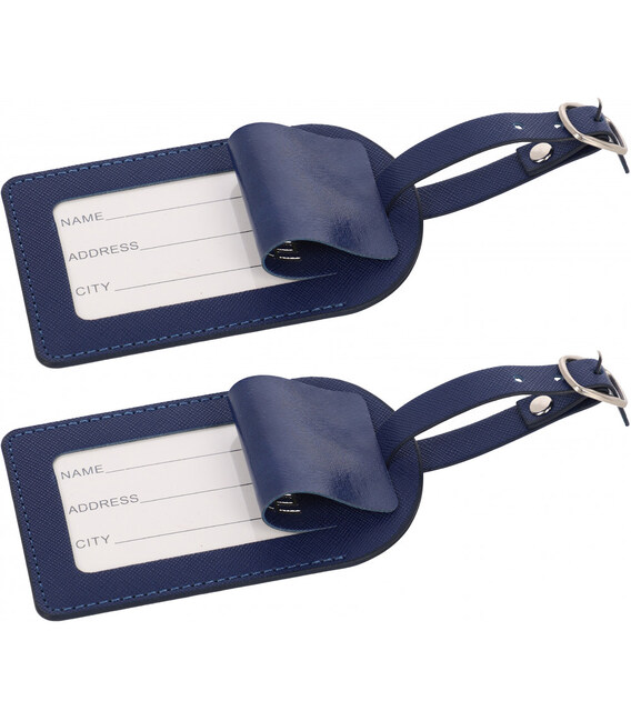 Бирка для багажу 2шт Travelite Accessories Navy TL000045-20 картинка, зображення, фото