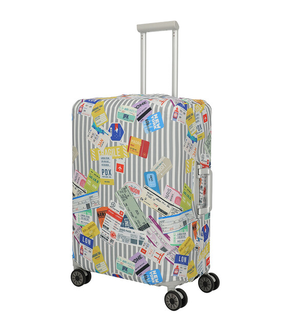 Чехол для чемоданов Travelite Accessories Tickets On Blue-White TL000316-97 фото, картинка, изображение