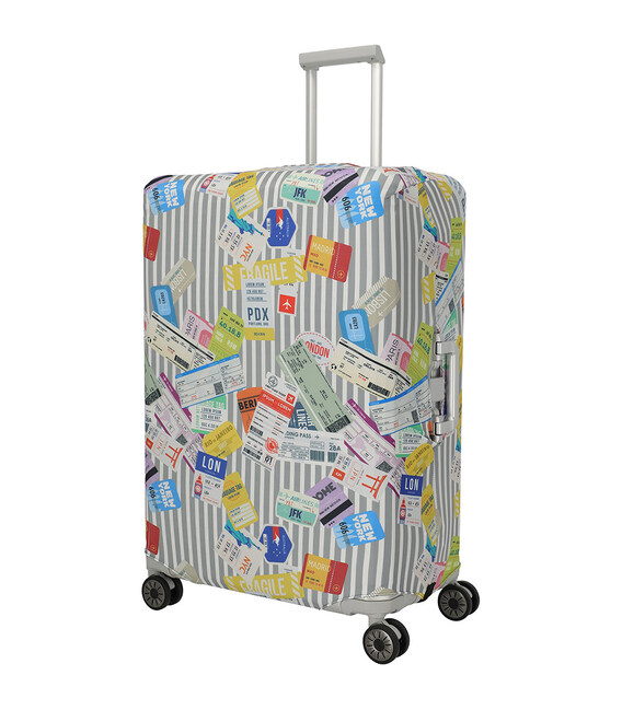 Чехол для чемоданов Travelite Accessories Tickets On Blue-White TL000317-97 фото, картинка, изображение