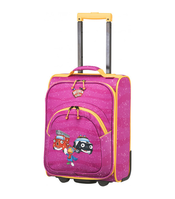Чемодан детский Travelite HEROES OF THE CITY/Pink TL081687-17 фото, картинка, изображение