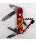 Складной нож Victorinox SPARTAN ZODIAC Золотая змея 1.3603.Z4200pk фото, картинка, изображение
